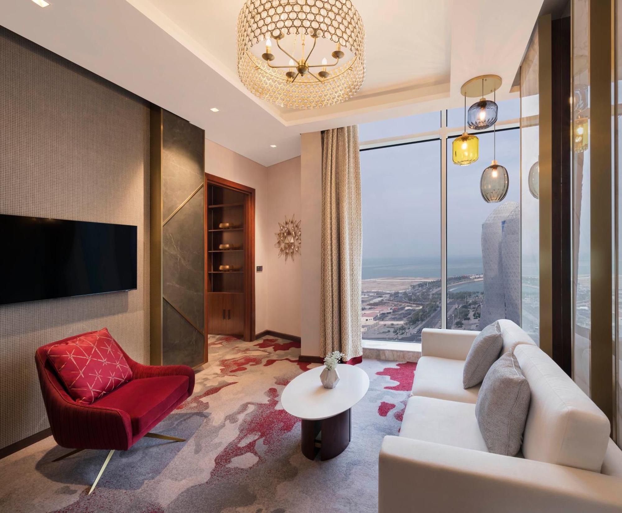 Velero Hotel Doha Lusail Ngoại thất bức ảnh A suite at the hotel
