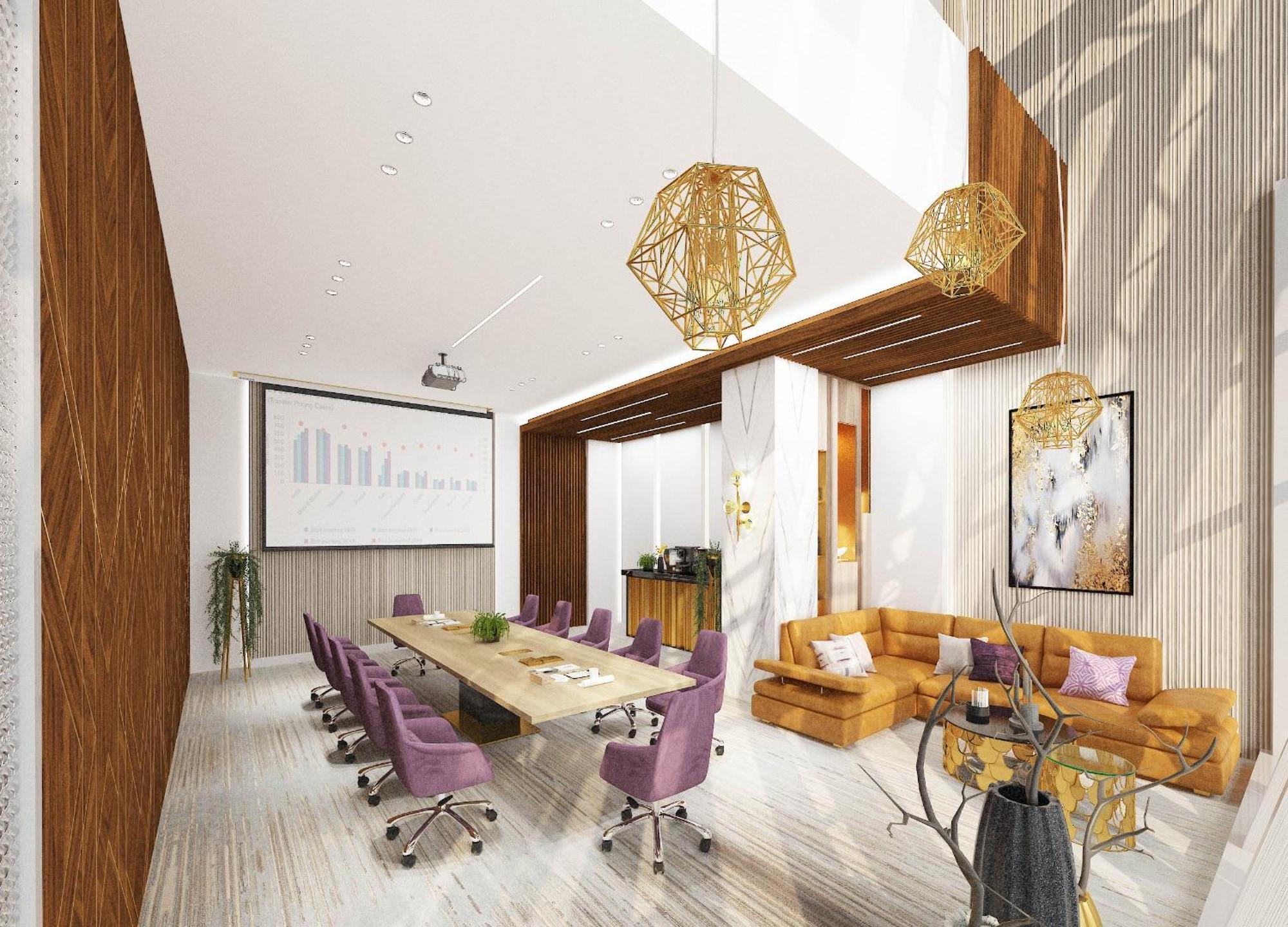 Velero Hotel Doha Lusail Ngoại thất bức ảnh 3D rendering of a meeting room