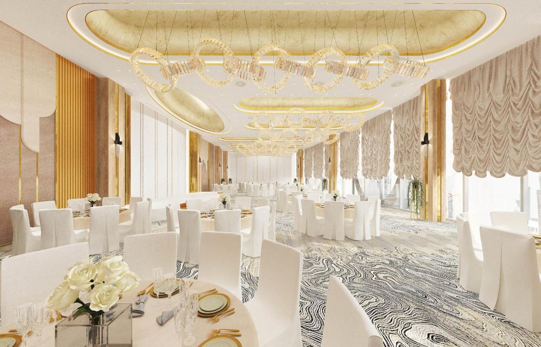 Velero Hotel Doha Lusail Ngoại thất bức ảnh The interior of the restaurant